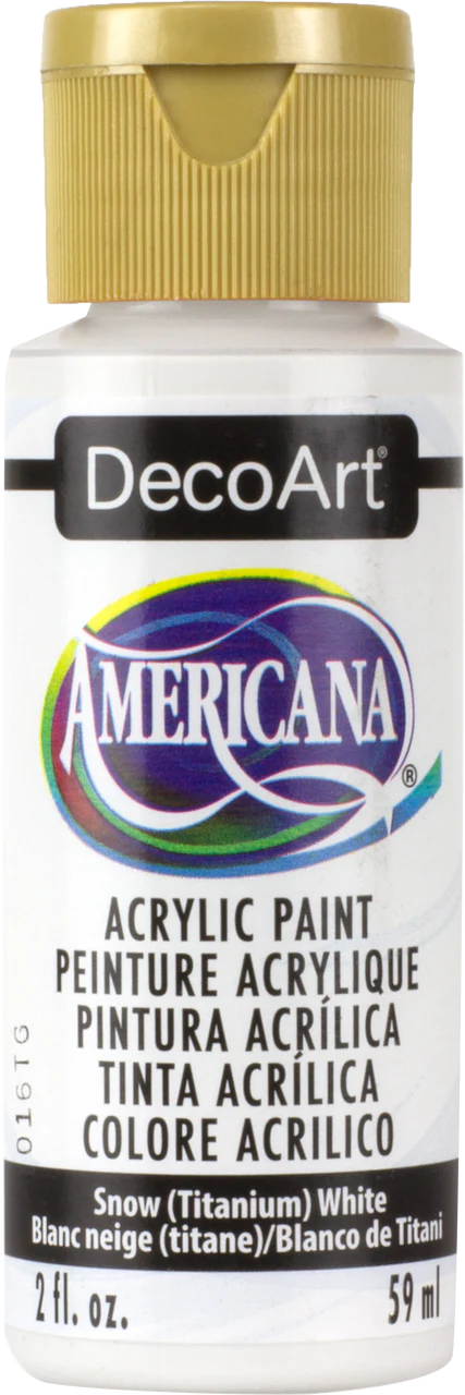 Americana Acrylic Titanium White 6 Pack - Image 4
