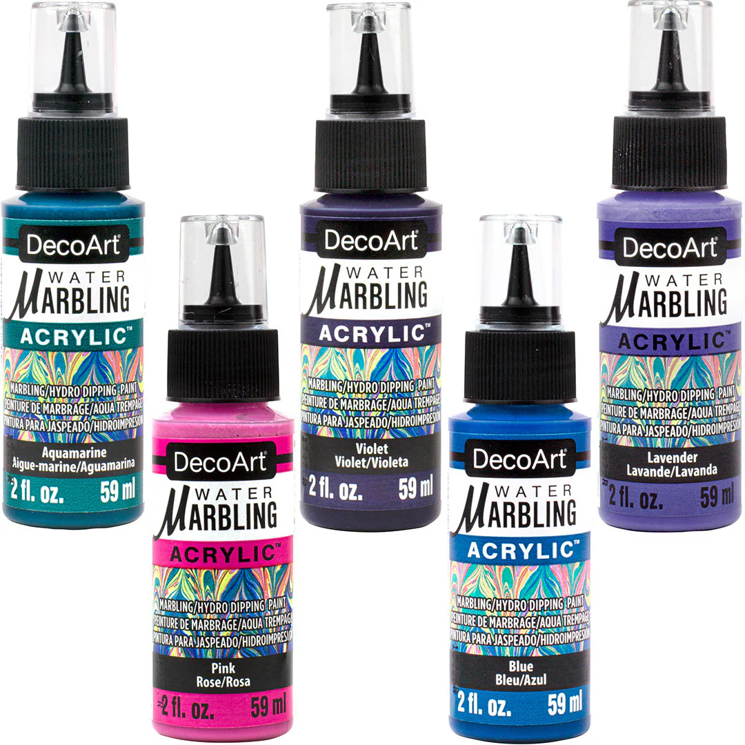 Crystal Geode Water Marbling Set