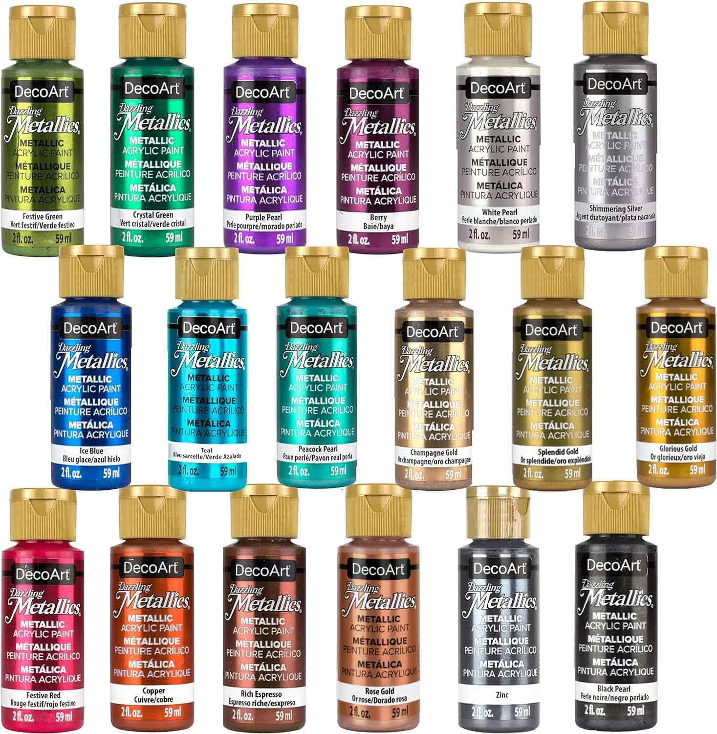 Dazzling Metallics - Fan Fav Paint Set 18