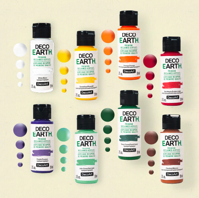 DecoEARTH Farm to Table Reclaimed Acrylic Paint Set