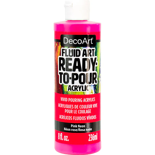 Fluid Art Ready To Pour Acrylics Neons - Image 3