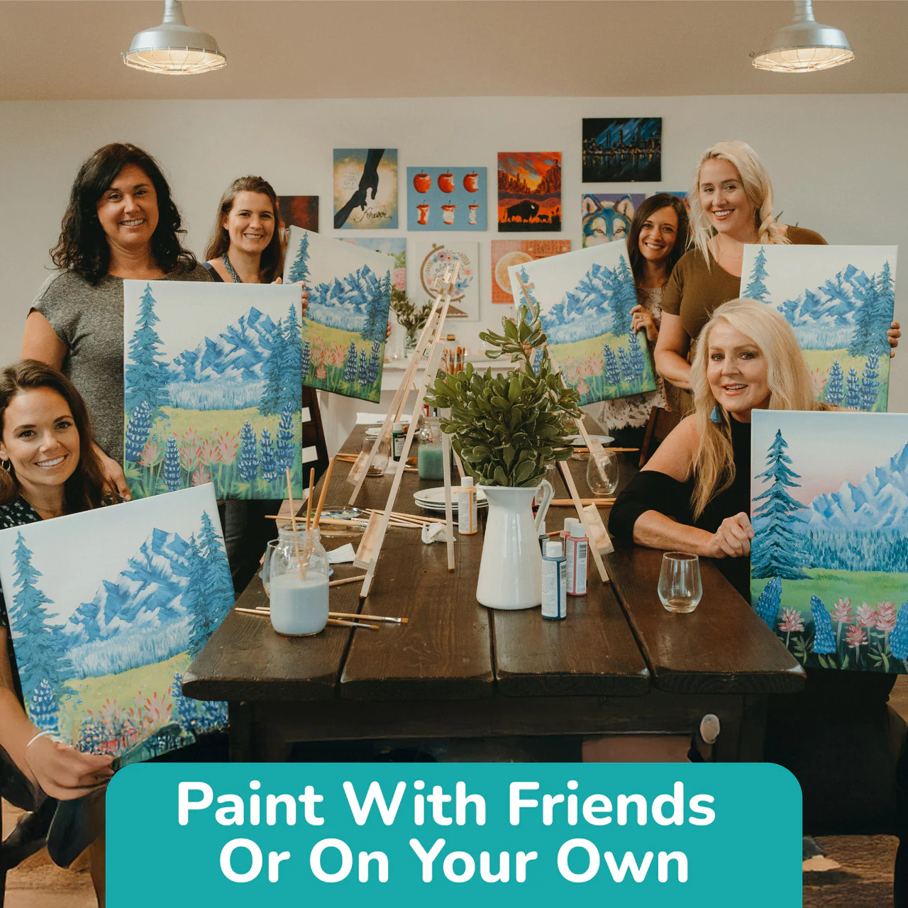 Girls Night Out Paint Party Kit - 12x12 - Image 4