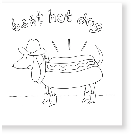 Hot Doggy Paint Party Kit - 12x12 - Image 7