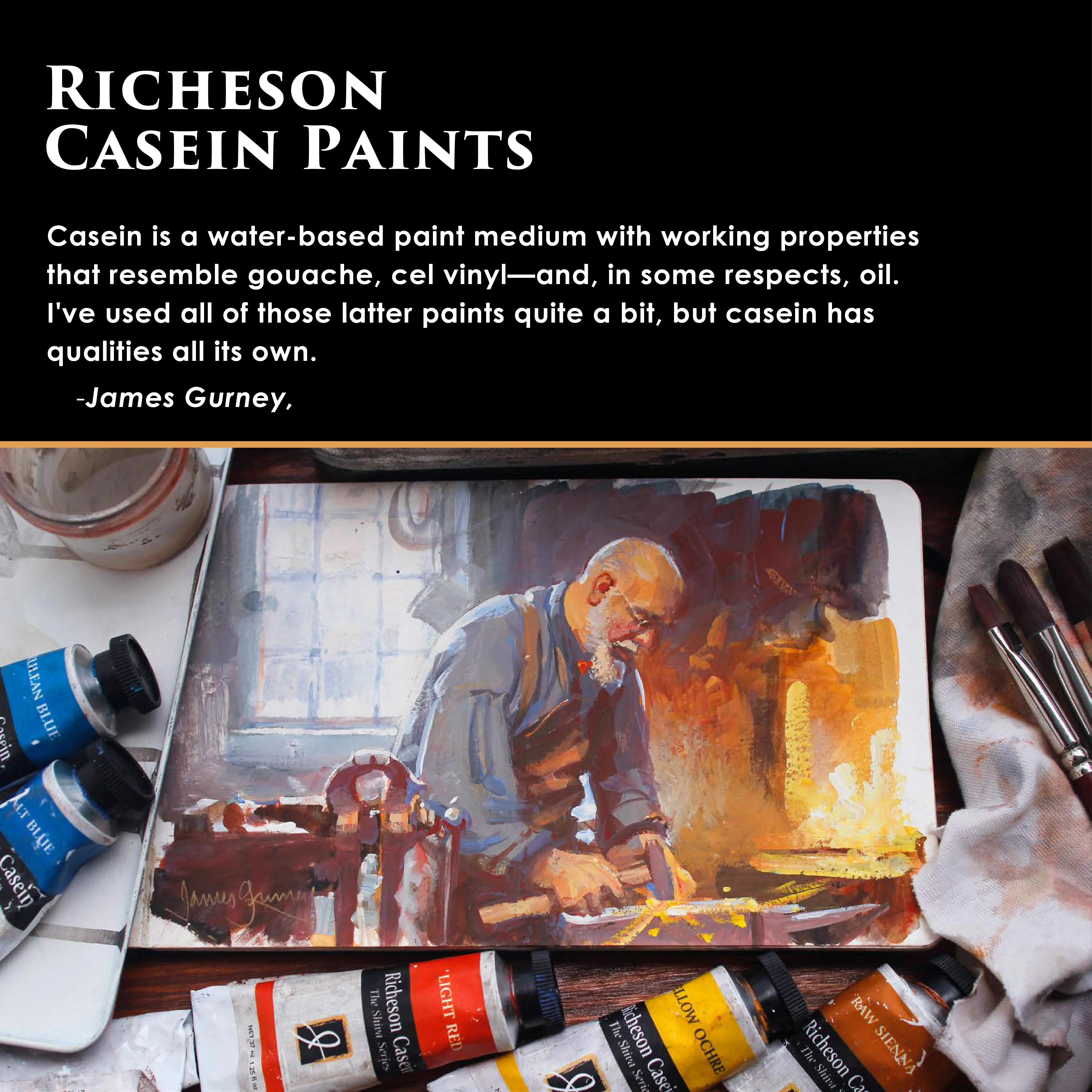 Introductory Casein Paint Set - Image 5