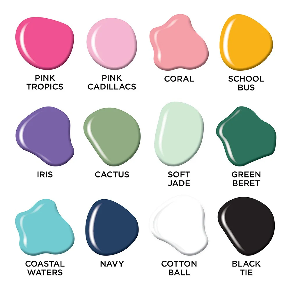 Modern Floral Acrylic Paint Set - Image 4
