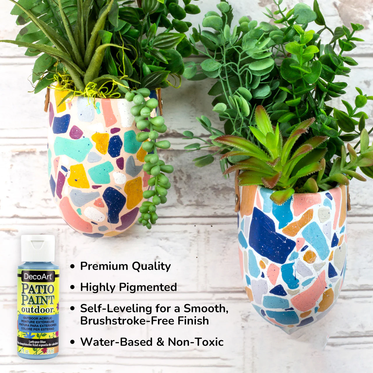 Pastel Patio Paint Outdoor Paint Set 24ct - Image 5
