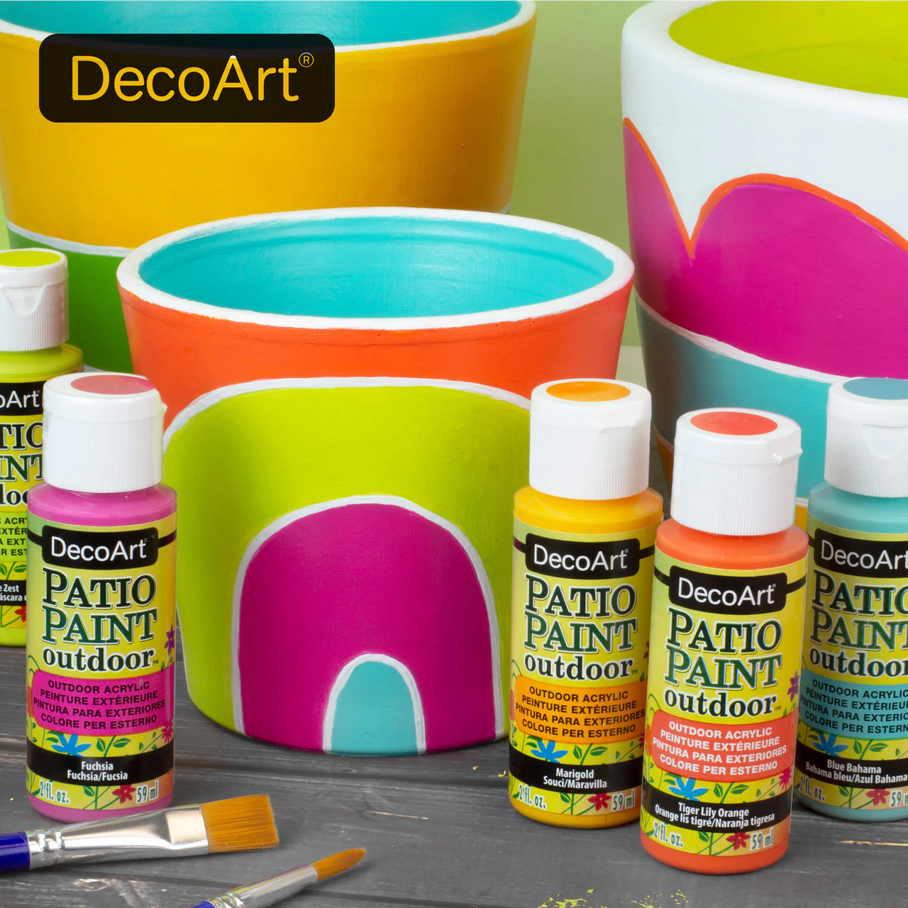 Patio Paint Brights Outdoor Paint Set - Image 5