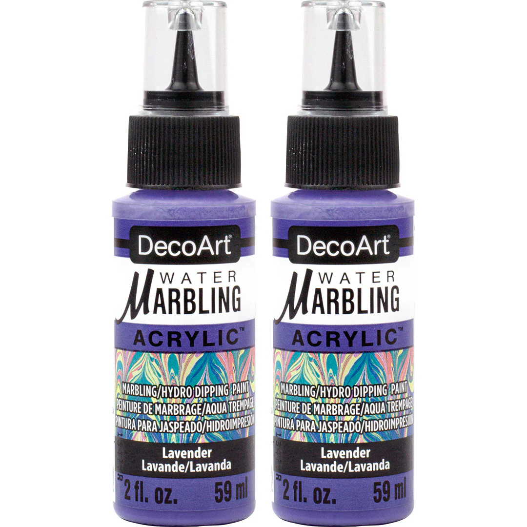 Water Marbling Paint Lavender 2pk
