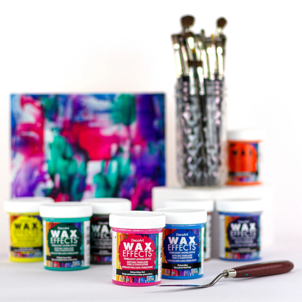 Wax Effects Acrylic Paint